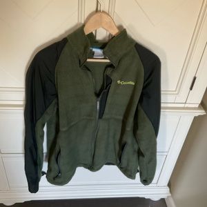 Columbia Green Fleece Shell Jacket